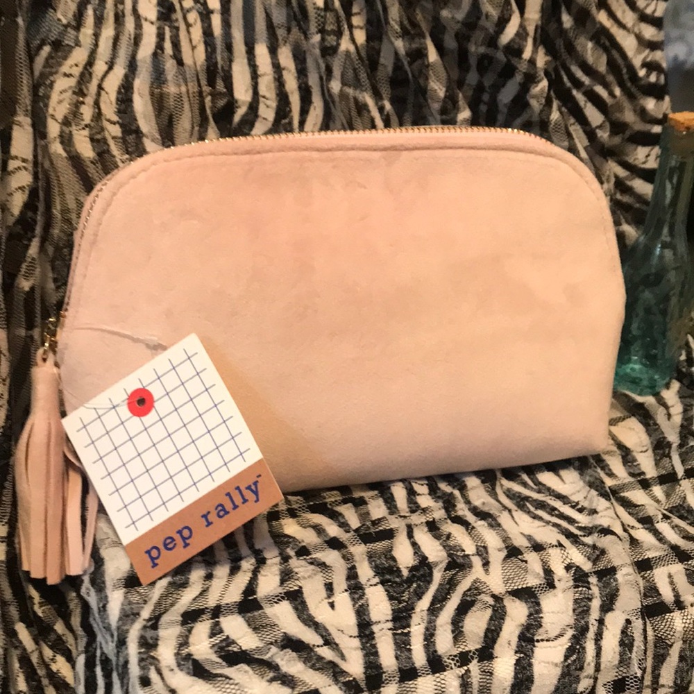 Pink Velvet Pouch by Pep Rally